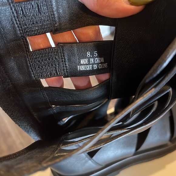 Jeffrey Campbell DOZING cut out chunky combat boot - Picture 7 of 12